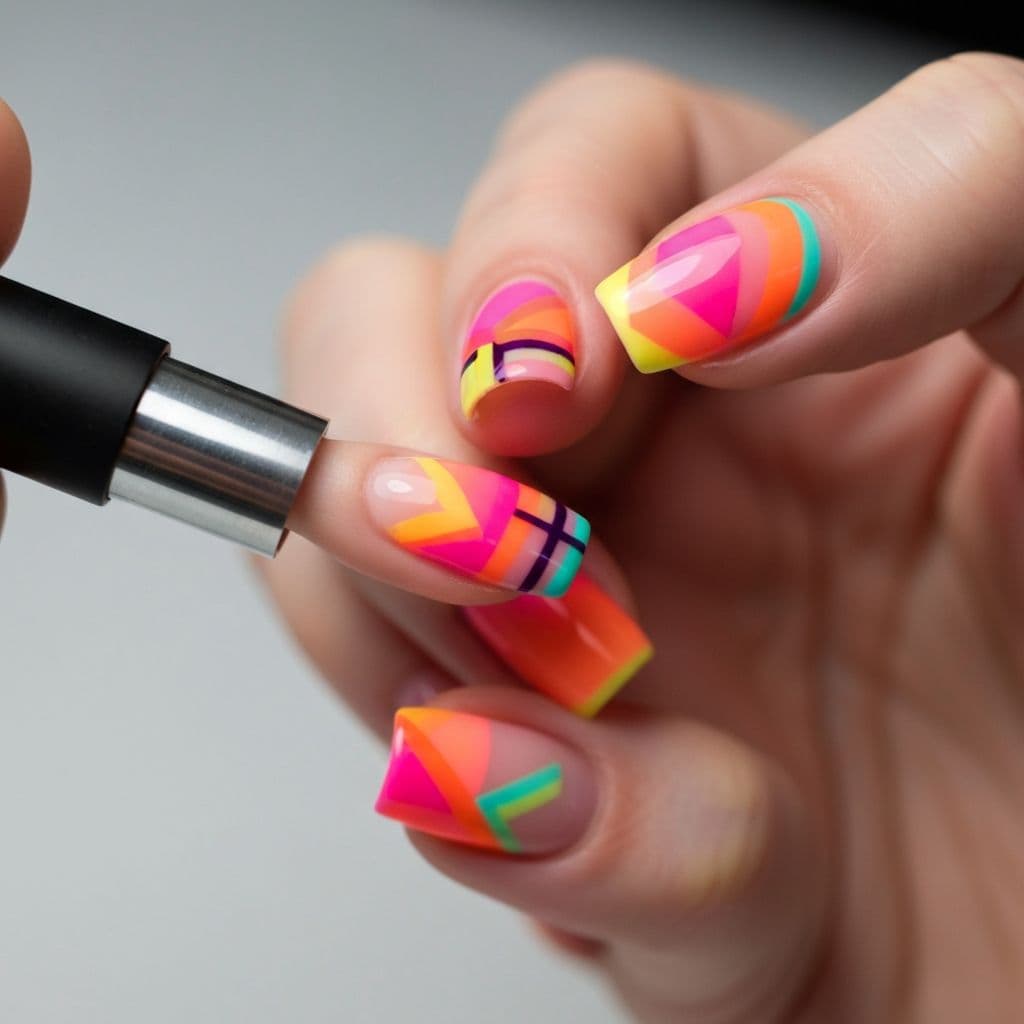 네일 아트 작품 2