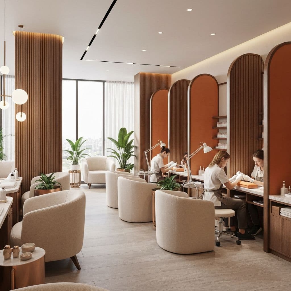 루나 네일 & 스파 인테리어